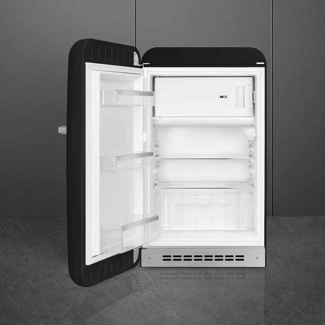 Smeg 50's Style køleskab med fryser FAB10LBL6 (sort)