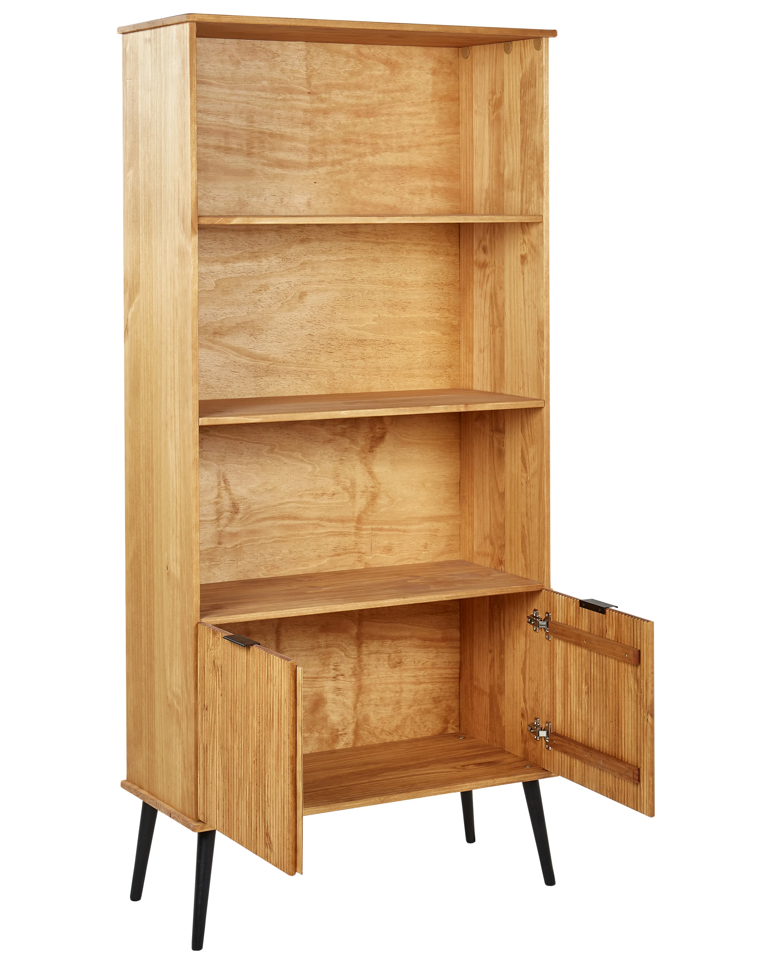 Boekenkast TIMMINS Dennenhout 190 cm Bruin