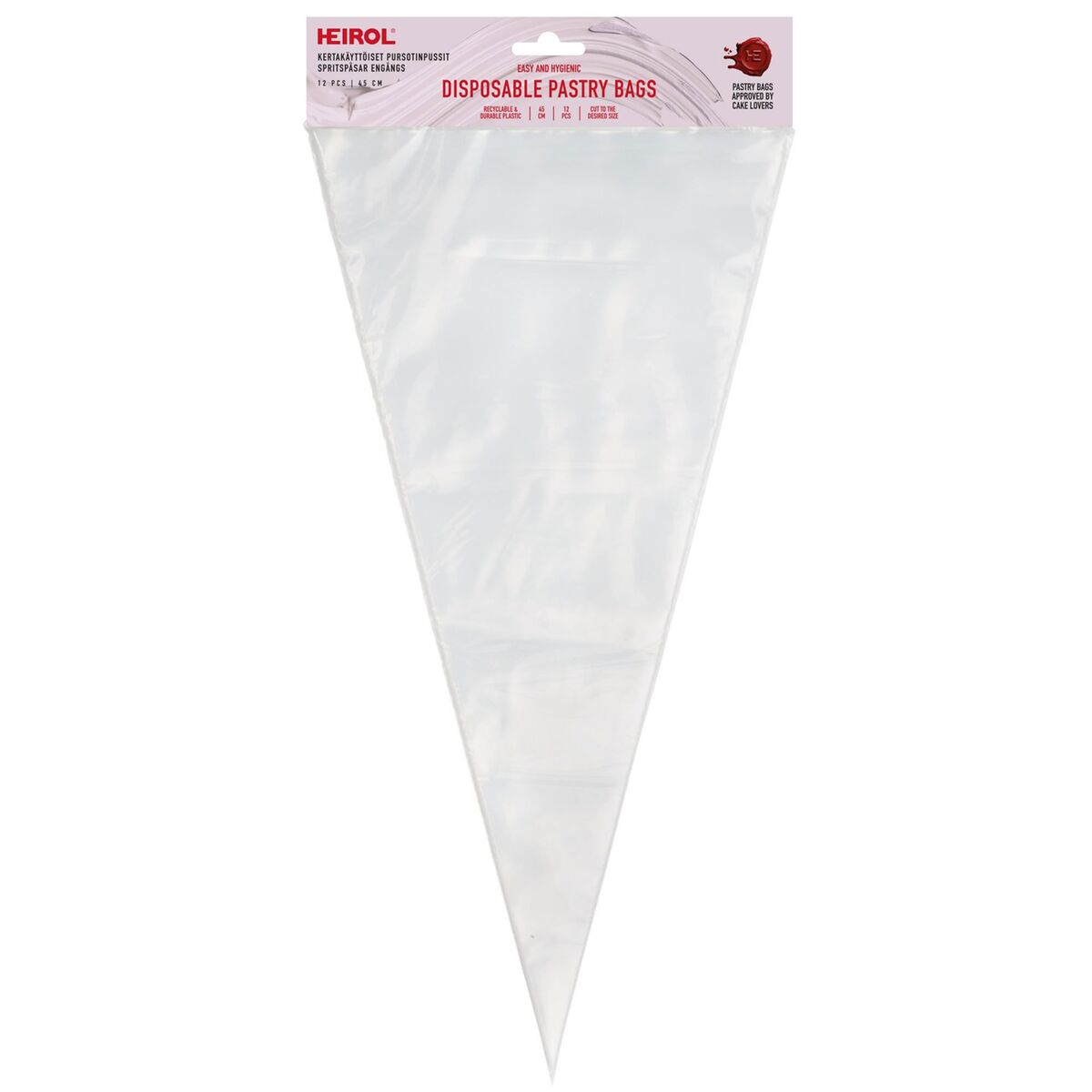 Sprøyteposer engangs 45 cm, 12-pakning