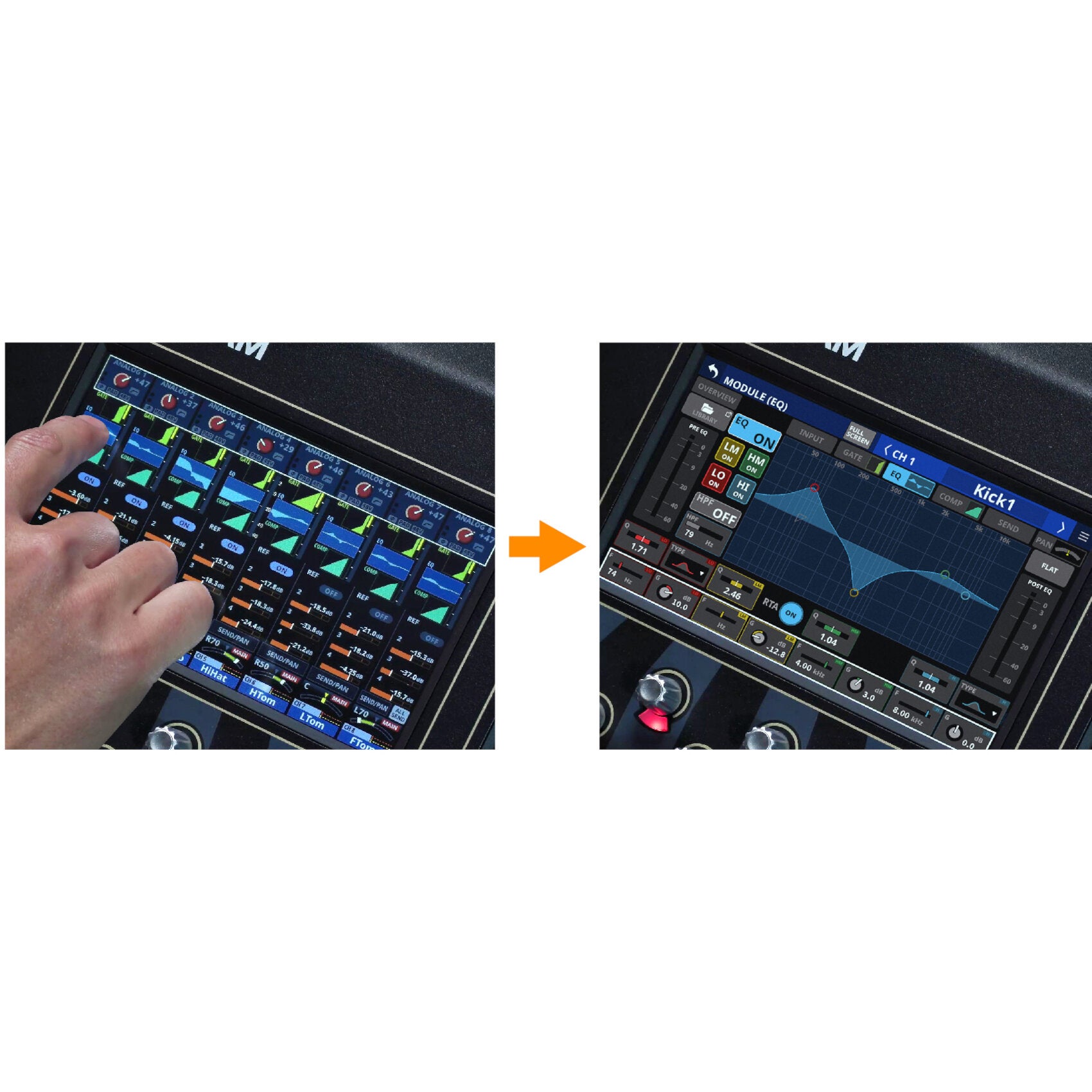 Tascam Sonicview 16 interactief digitaal mengpaneel