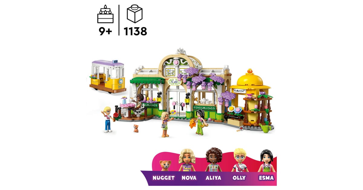 LEGOFriends - Plantencafé en bloemenwinkel Constructiespeelgoed  (42671)