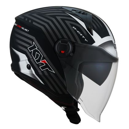 Casque KYT D-CITY - LUCENT - Noir / Gris