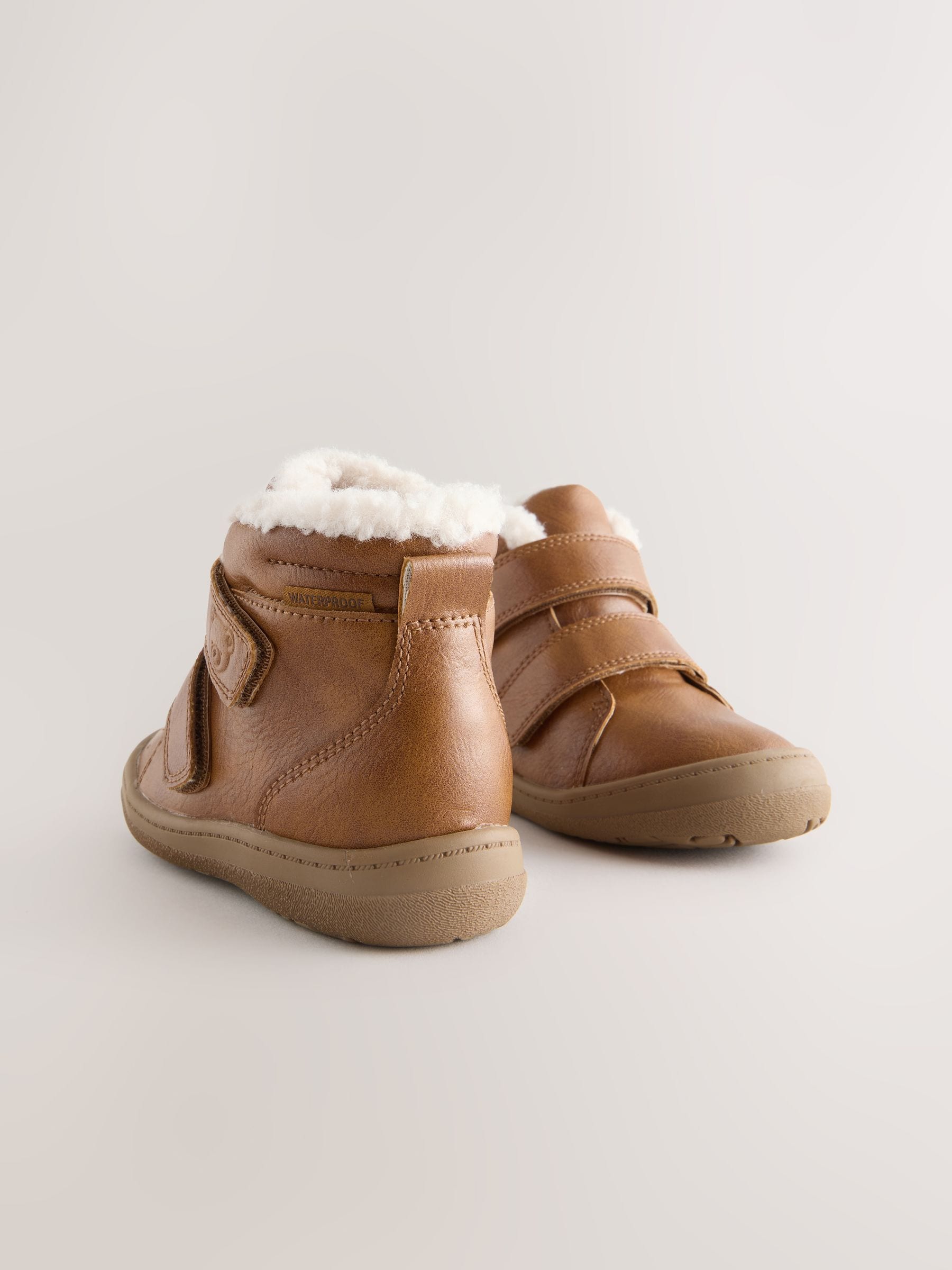 Lichtbruin - Waterproof Touch Fastening Boots