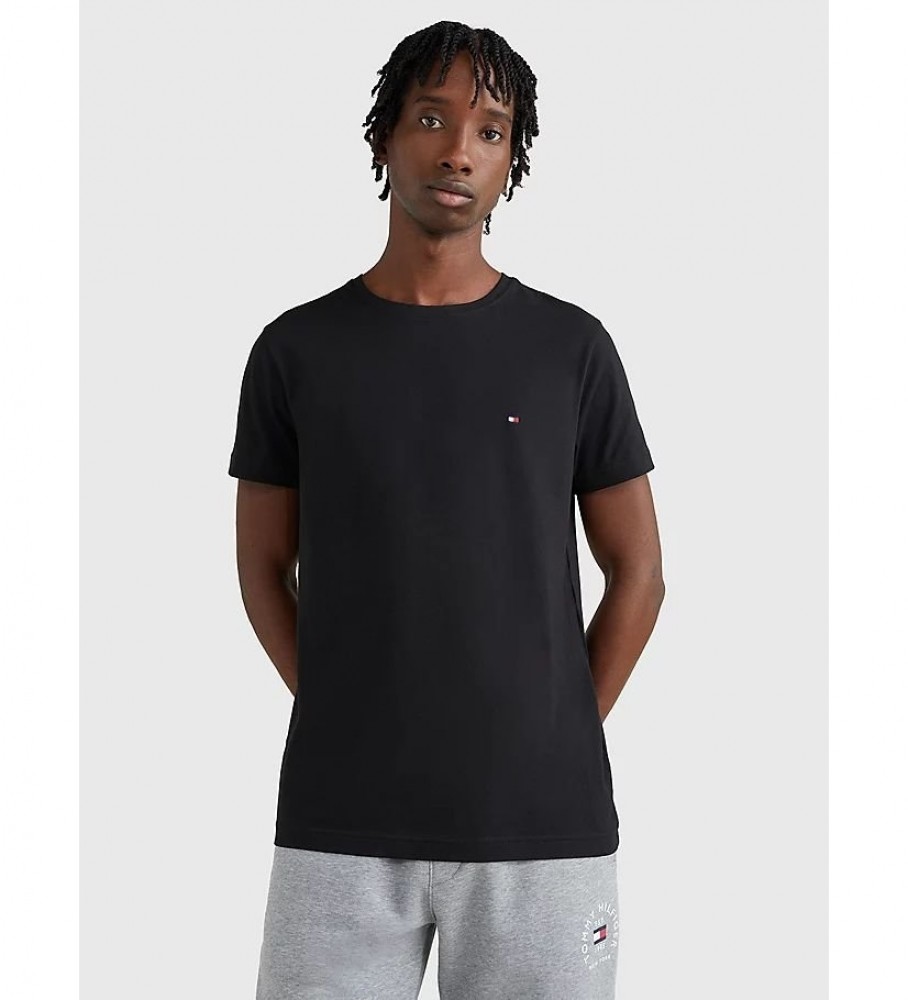 Camiseta Tommy Hilfiger TH Flex, preta