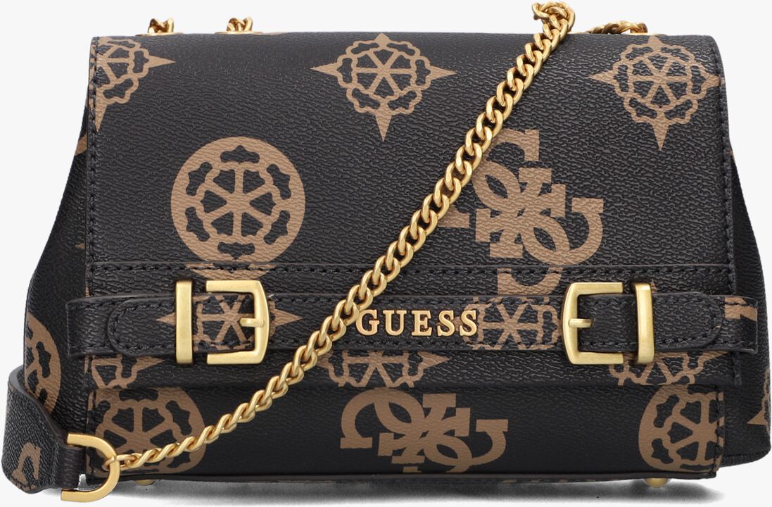 GUESS bruine guess schoudertas sestri logo