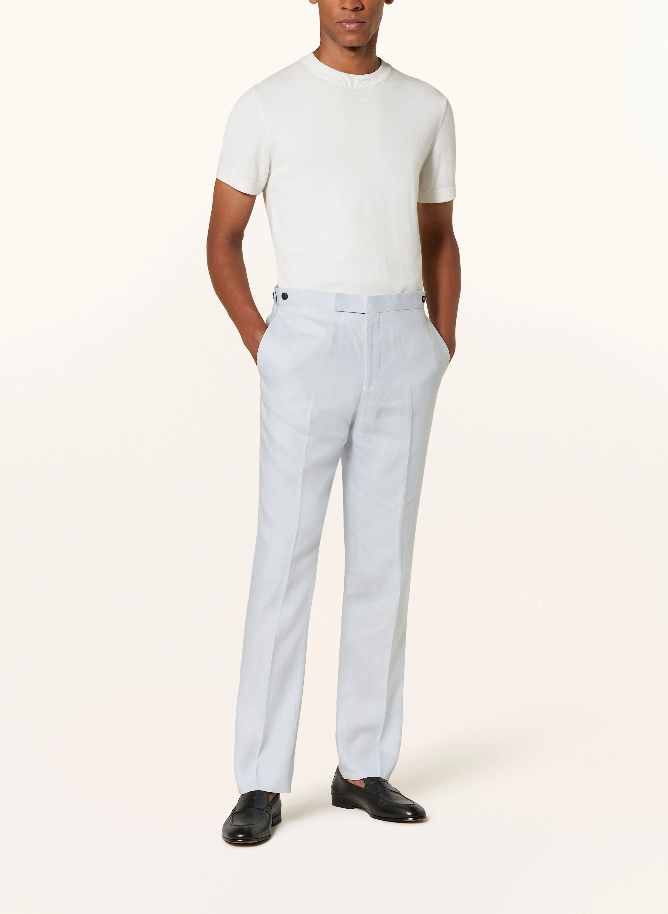 REISS Anzughose KIN Slim Fit aus Leinen