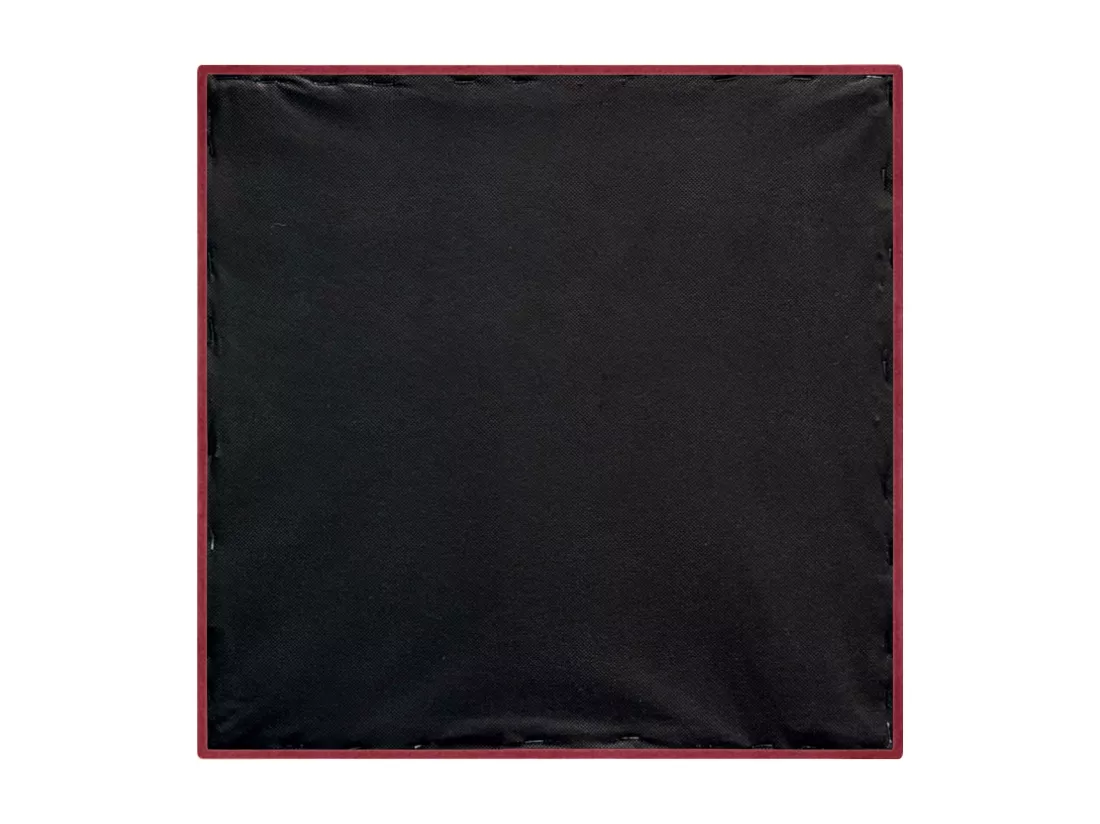 DHOME Lot de 1 Panneaux muraux en tissu auto-adhésifs Panneaux muraux absorbants acoustiques Protection contre les chocs (Rouge, 50x50cm, x1)