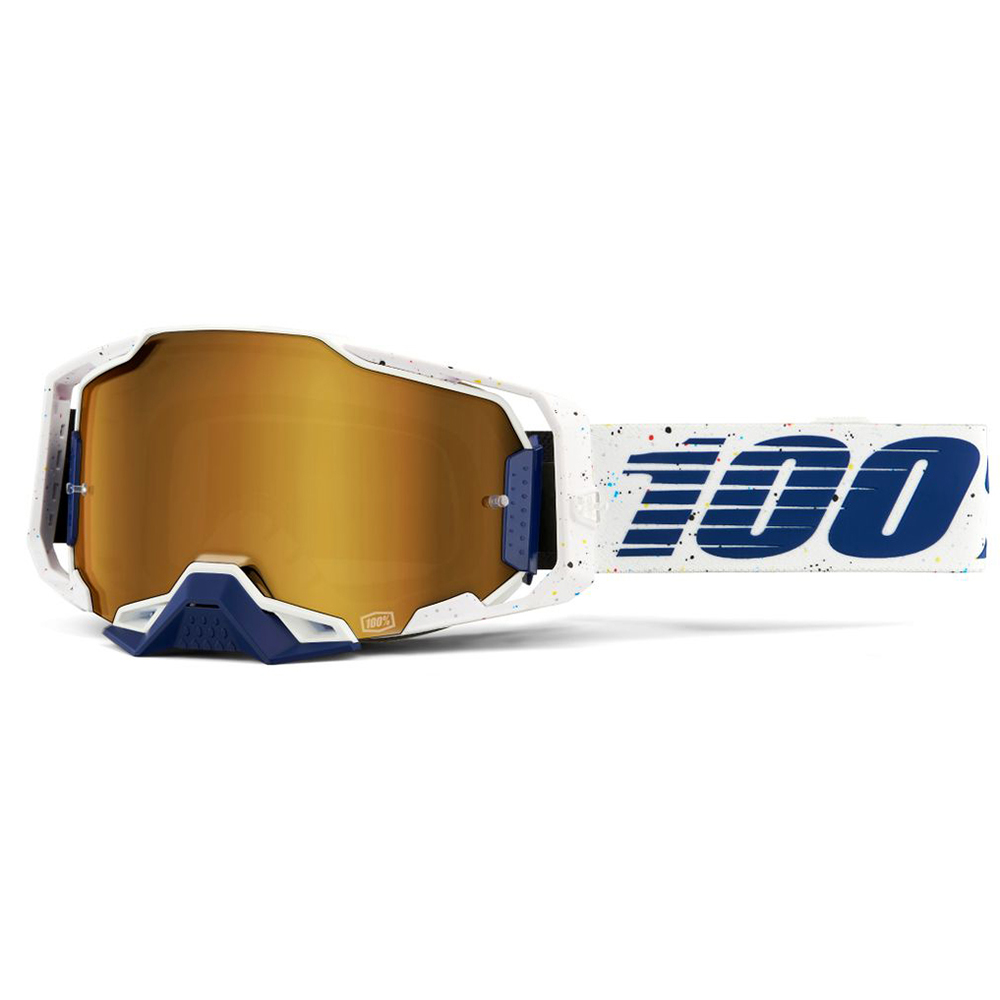 100% - Masque Armega Solis - True Gold Blanc / Bleu
