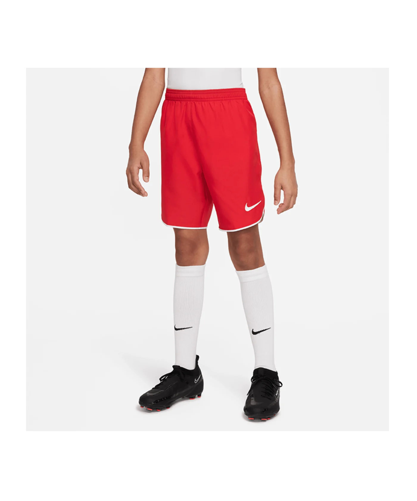 Nike Laser V Woven Short Kids Rot Weiss F657