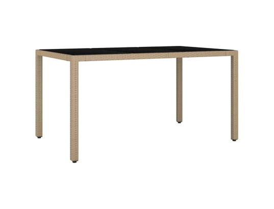 LES TENDANCES - Ensemble table et chaises de jardin-beige-6 places-451594