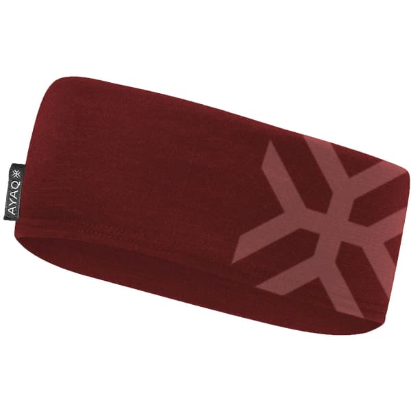 Bonnet Bandeau ski de randonnée AYAQ OTEMMA WARM HEADBAND RED SIENNA
