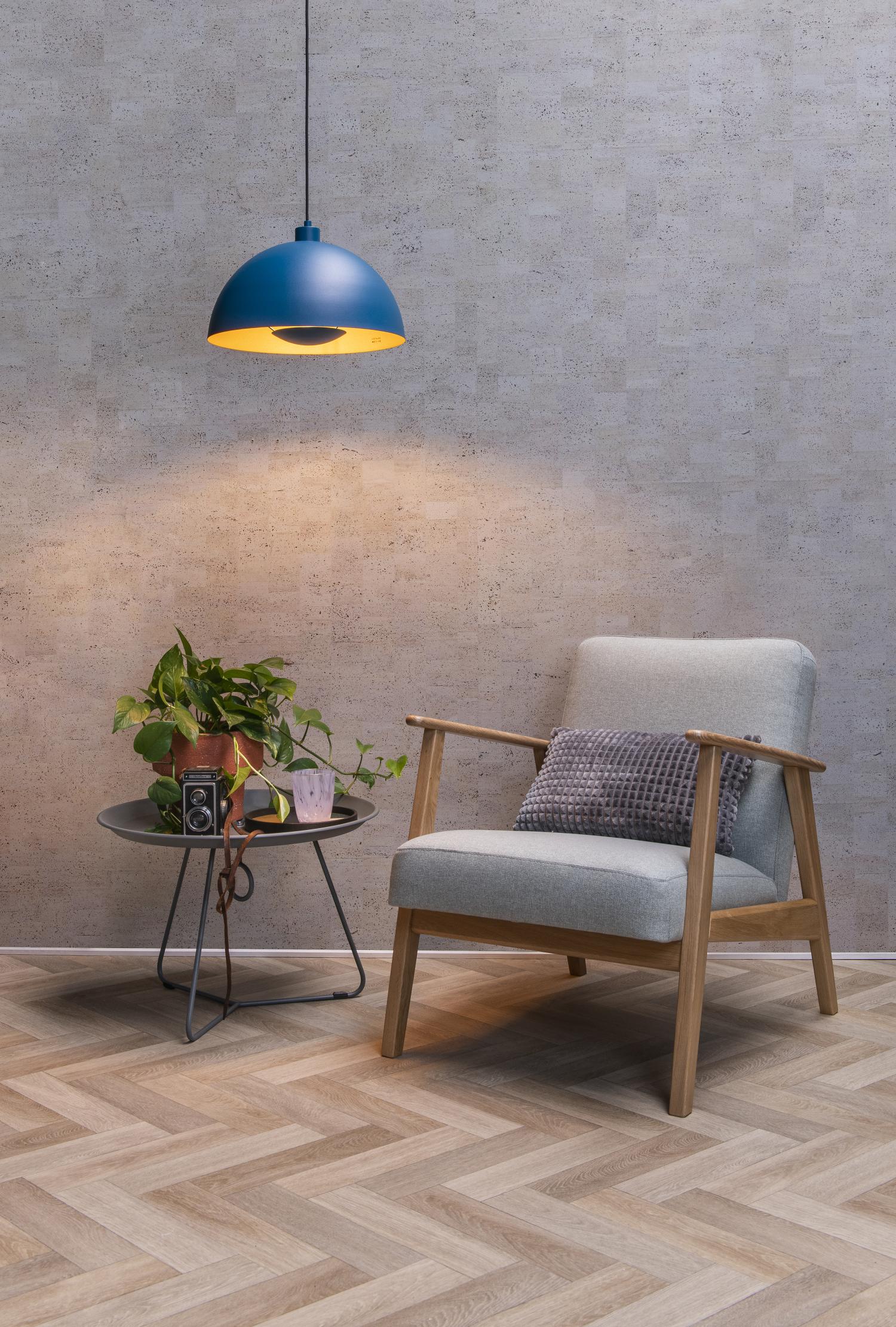 Siemon hanglamp Ã40 blauw
