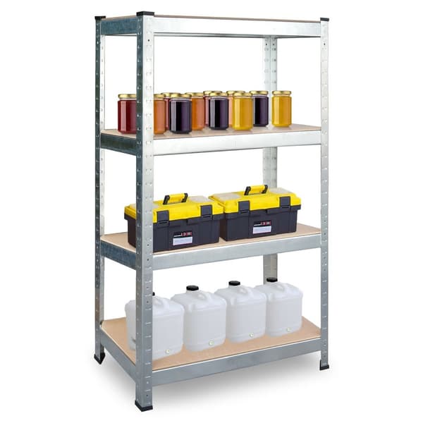 Metallhylle for oppbevaring 180 x 90 x 40 cm Plonos 470200
