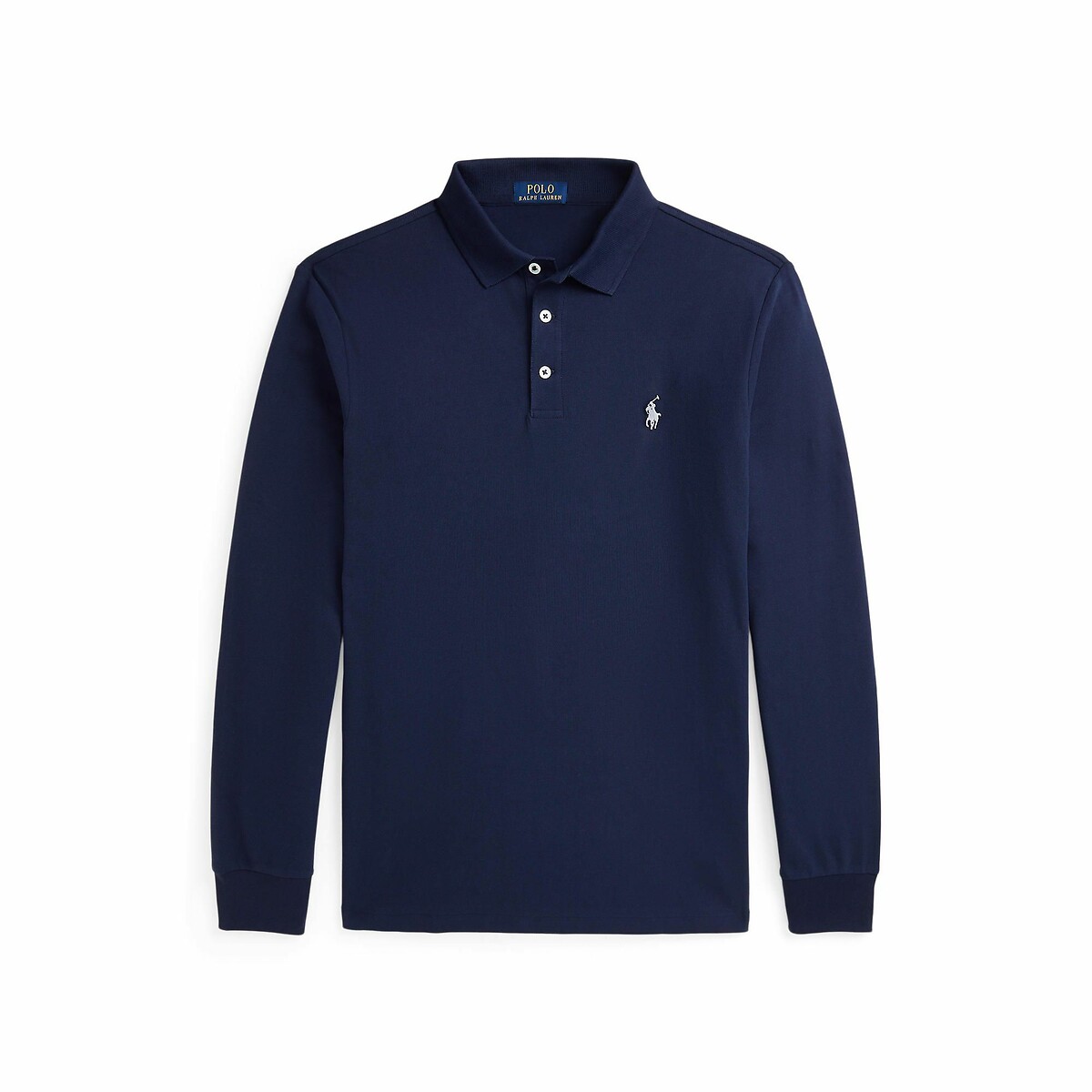 POLO RALPH LAUREN<br>Polo reta em malha piqué