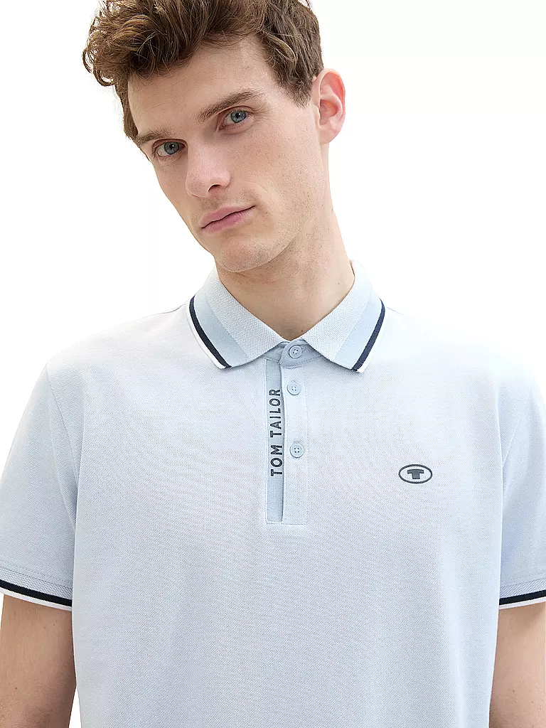 TOM TAILOR Poloshirt grau