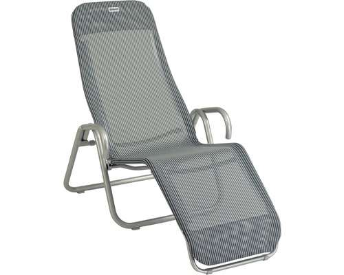 Acamp Calypso ligstoel, grigio stof