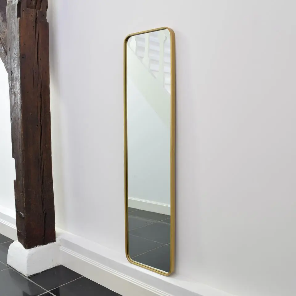 Fragix Boston Passpiegel - Goud - Metaal - 150x40