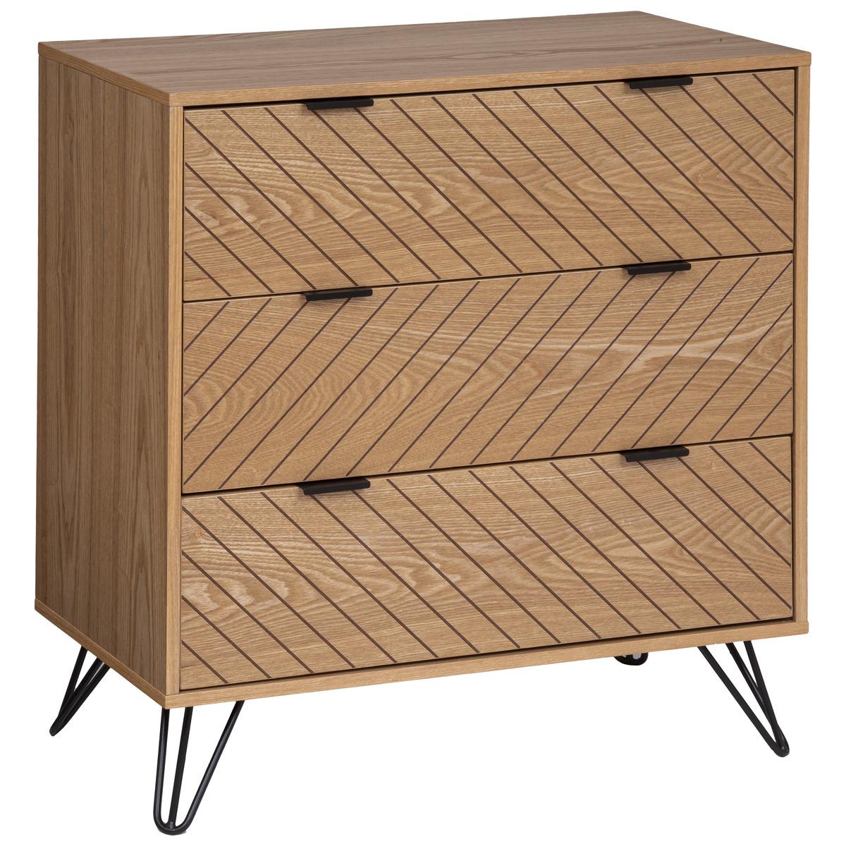 COMMODE 3 TIROIRS NAOMI