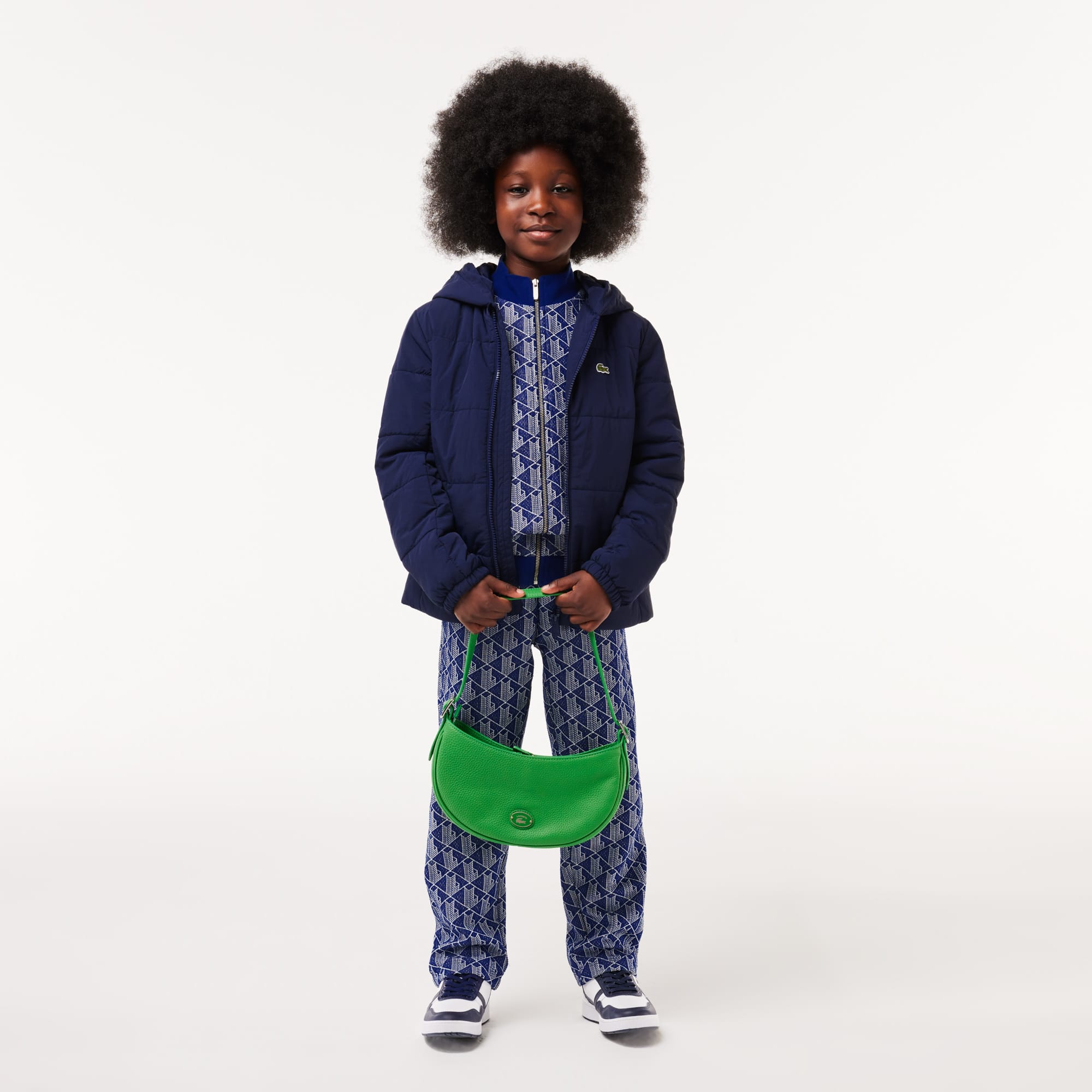 Doudoune avec étiquette nominative à l'intérieur Manteaux & Blousons - Bleu - Lacoste - Enfant