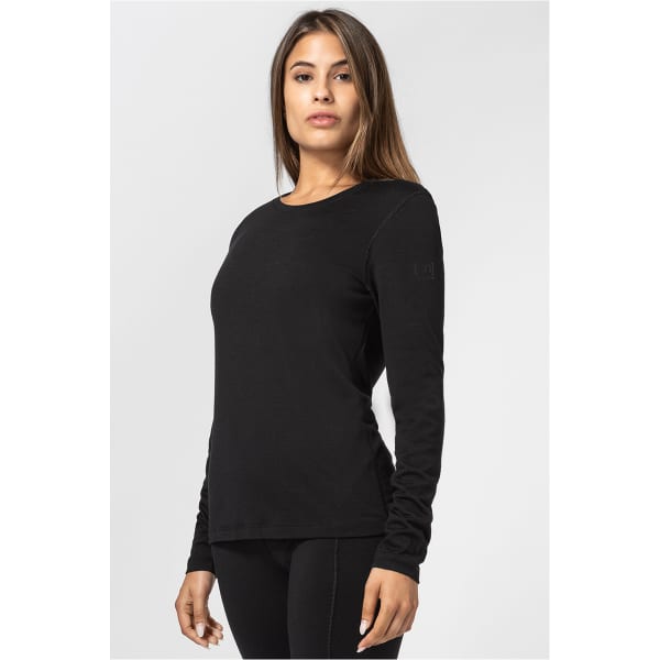 T-shirt thermique SUPER.NATURAL W ARCTIC230 LS JET BLACK