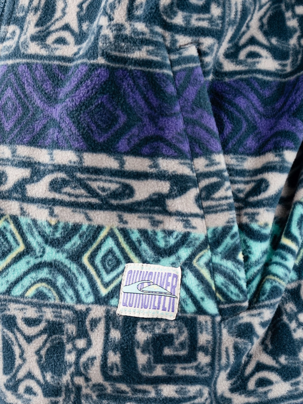 Quiksilver Global Heat Polar Fleece Jacket silver gray global ht str
