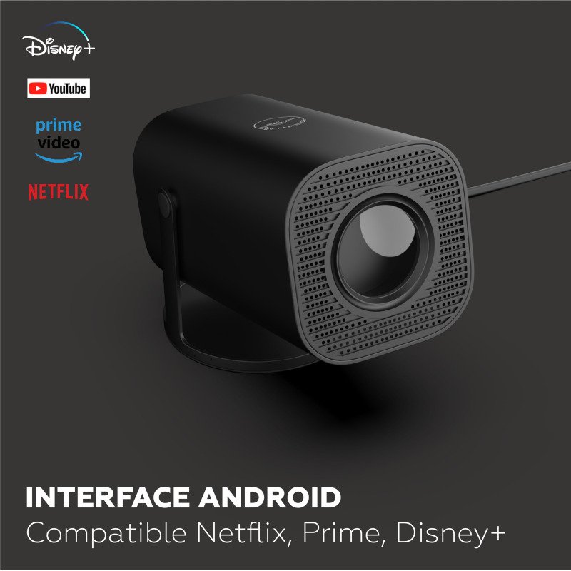 Mobility Lab - Projecteur HD 1280 x 720 Wifi inclinable - noir
