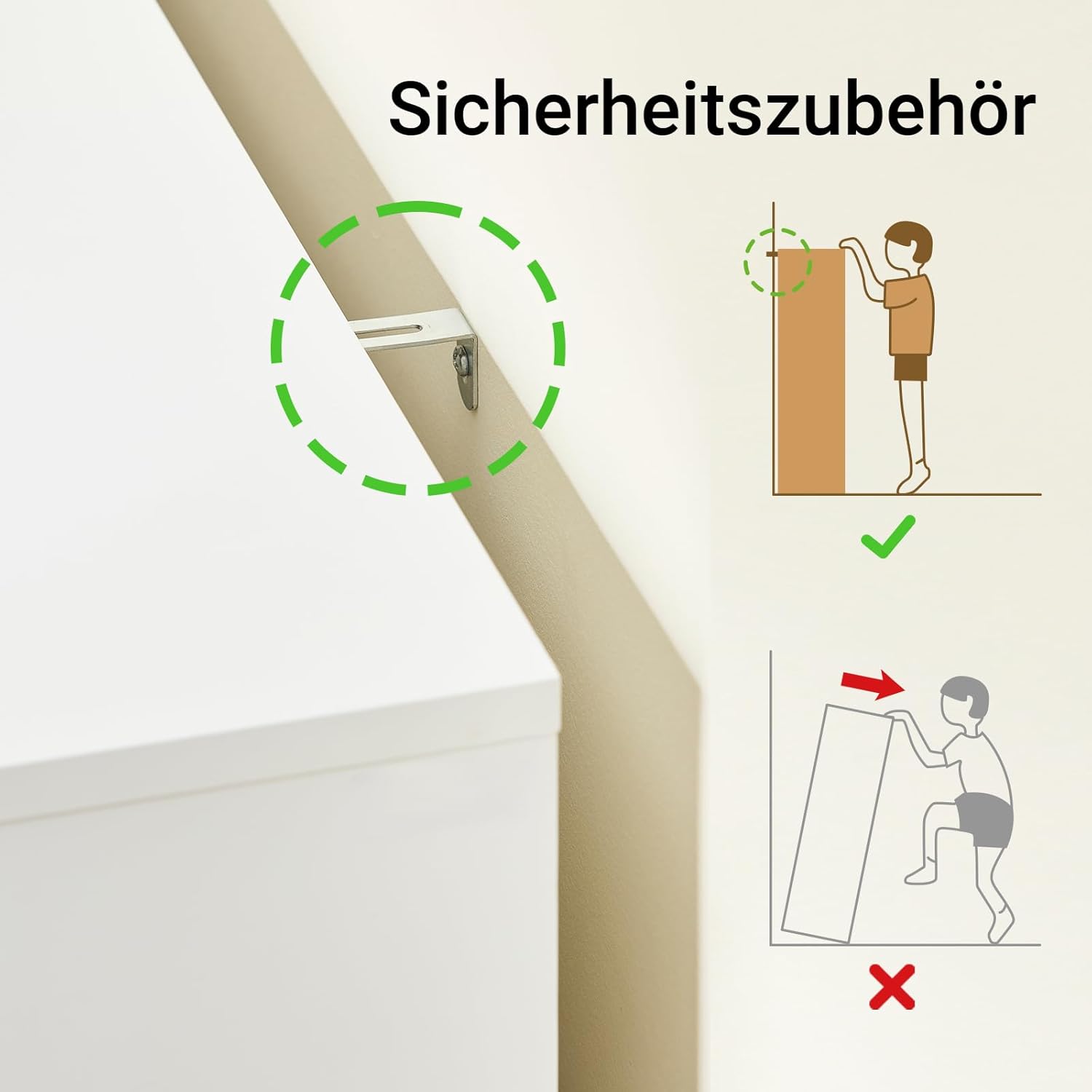 SoBuy Schuhschrank schmal hoch – Schuhkipper mit 3 Klappen und Seitenfächern, schuhregal geschlossen für Flur & Diele, platzsparend, schuhschrank Weiss Natur, 80x122x34cm, FSR189-WN
