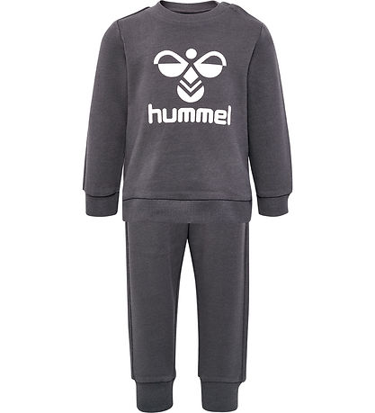 Hummel Set - HmlArine Crewsuit - Geschmiedet Iron