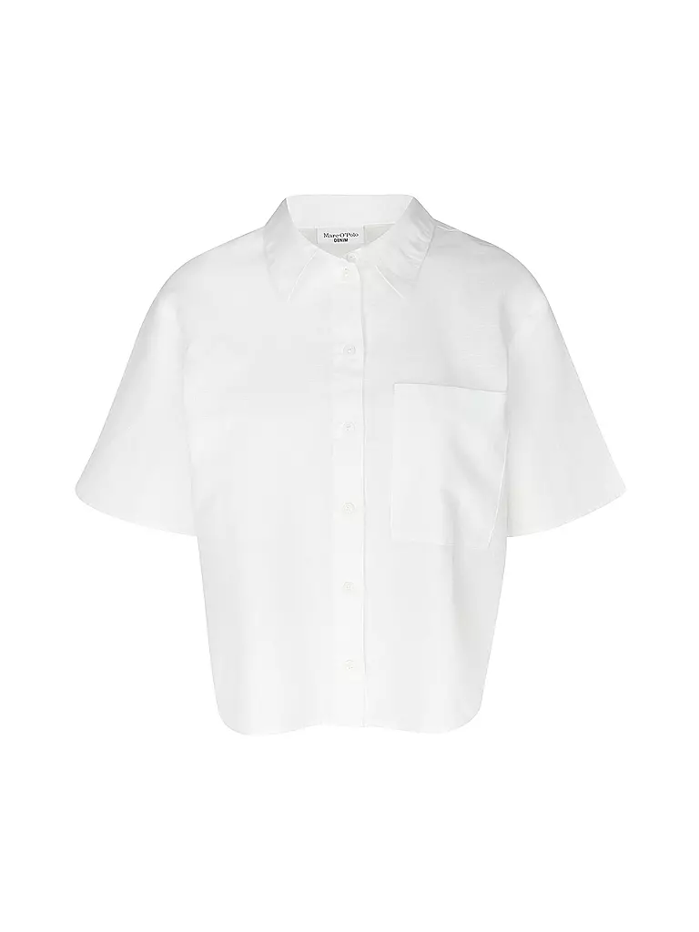 MARC O' POLO DENIM Bluse  weiss