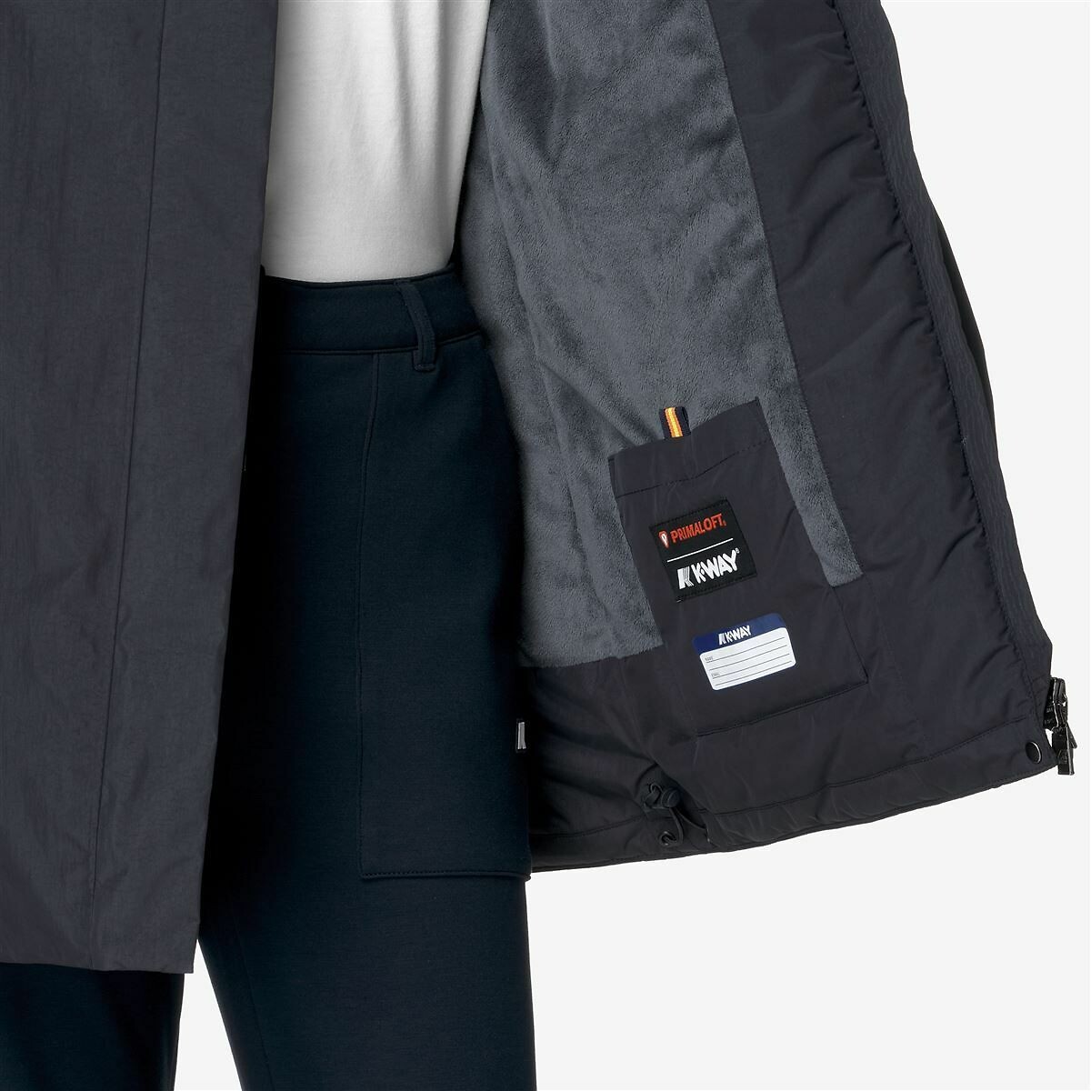 K-WAY<br>Windjack com tampa SOPHIE SOFT TOUCH MARMOTTA