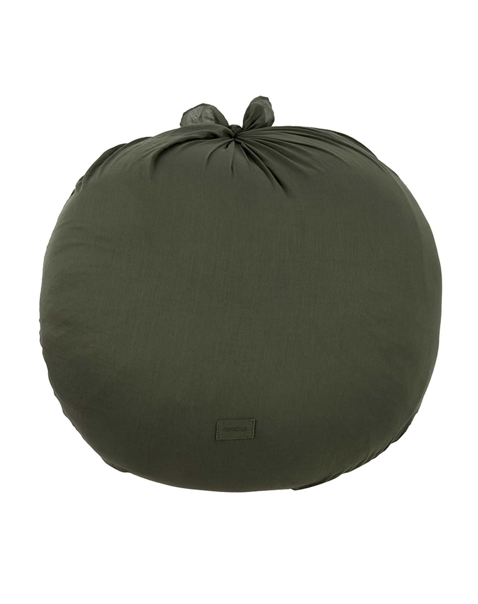 Coussin de maternité wabi-sabi en double gaze de coton lavée | Vert