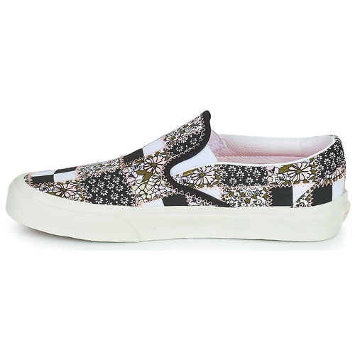 Vans - Classic Slip-On - Noir / Blanc / Rose
