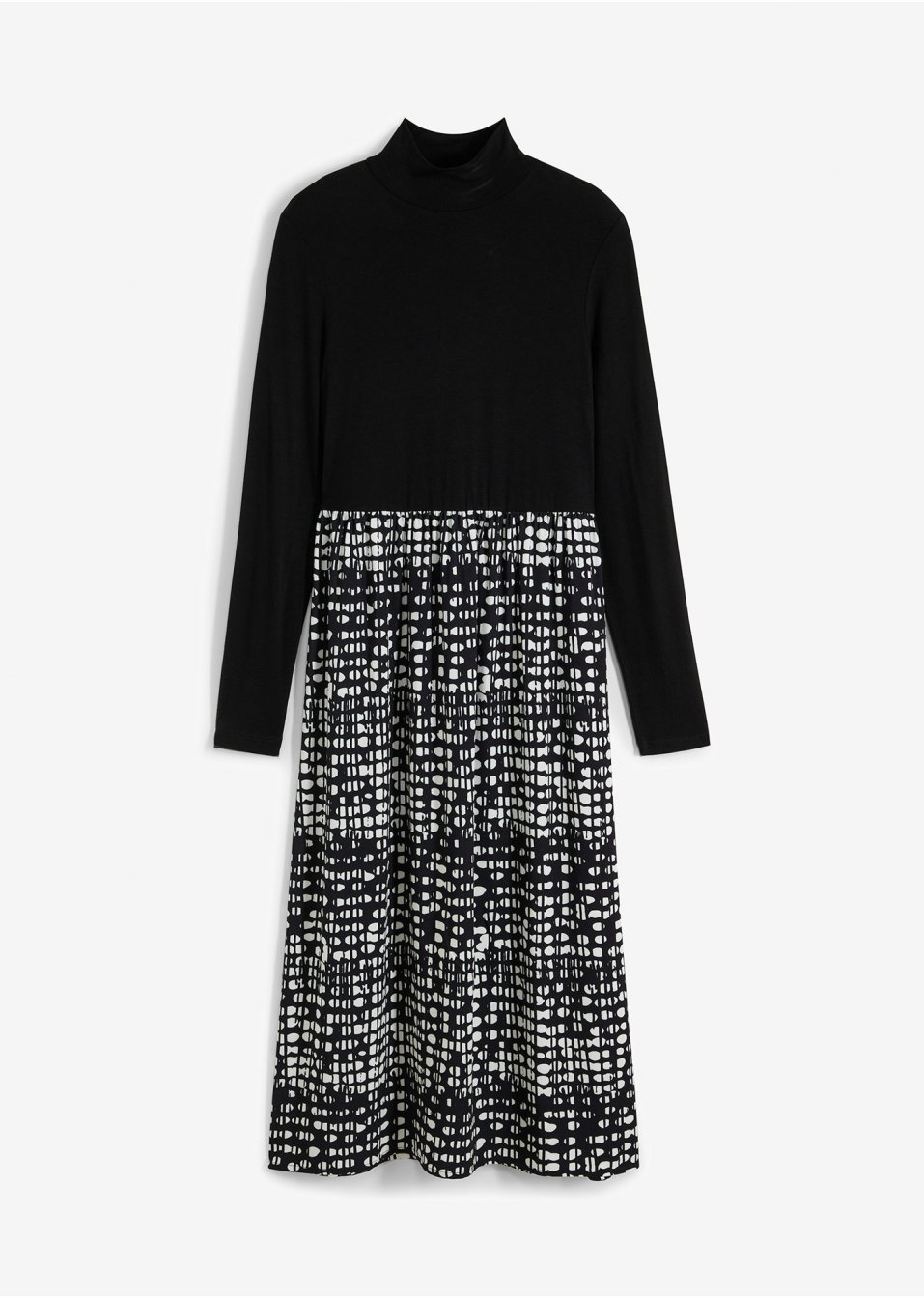 Robe à jupe imprimée