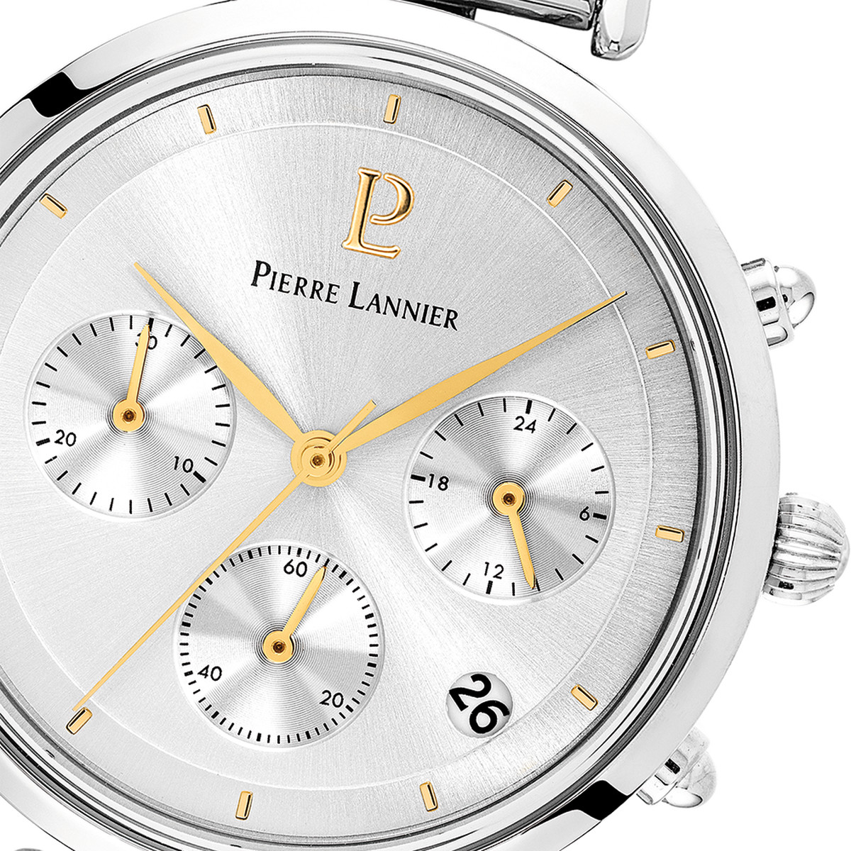 Montre PIERRE LANNIER Lutecia femme bracelet acier argent