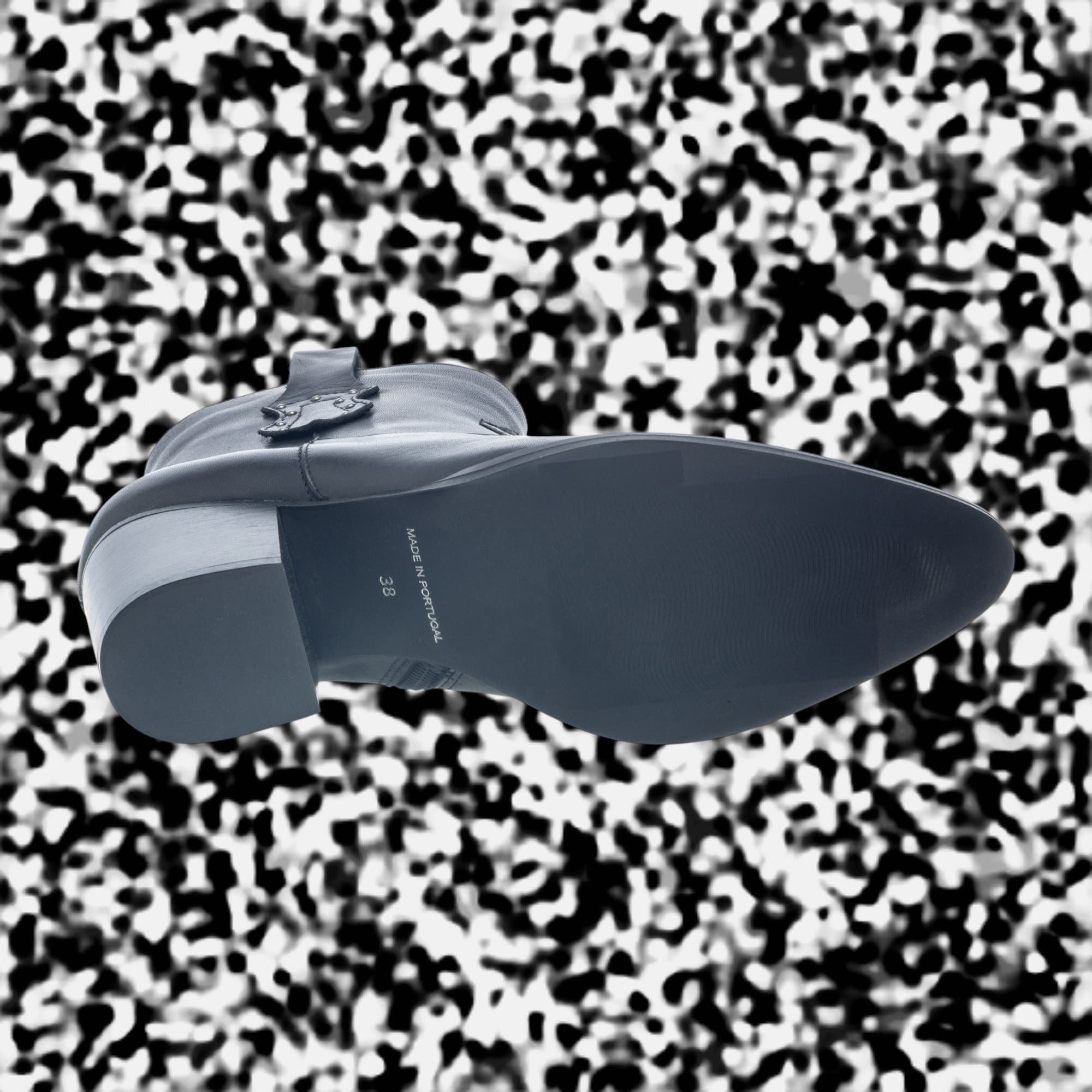Santiags Femme en cuir noir