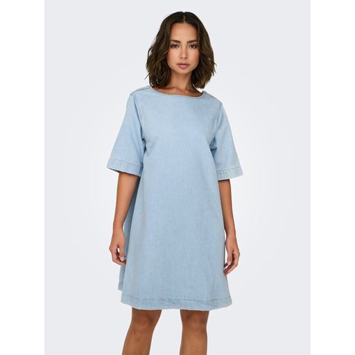 ONLY Gigi Kjole, Light Blue Denim, XL