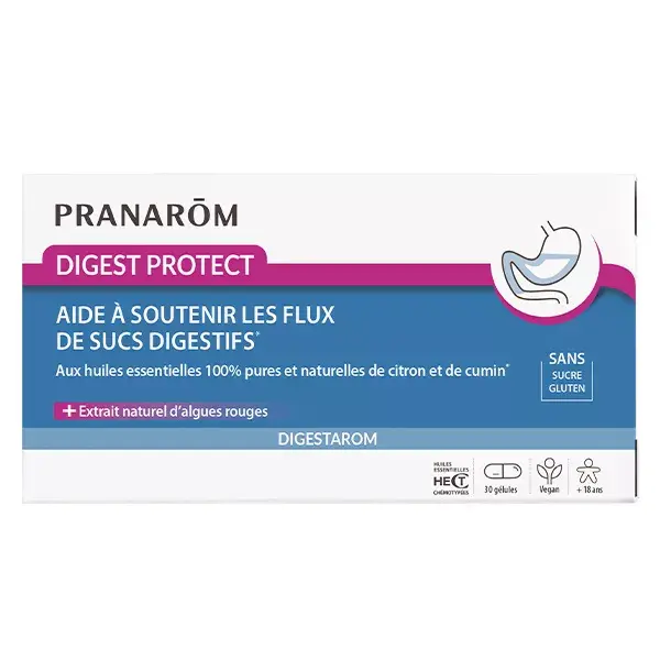 Pranarom Digestarom Digest Protect Suco Digestivo 30 cápsulas