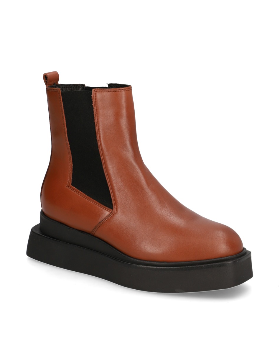 Glattleder Chelsea Boot