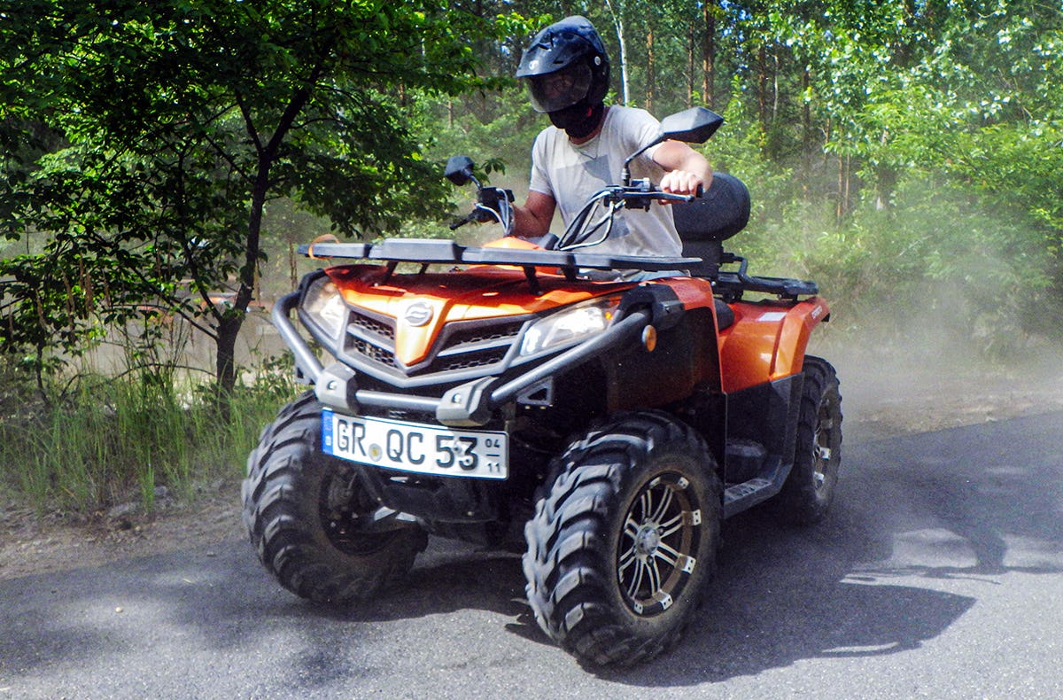 Erlebnis Quadtour in Weißwasser als Geschenk