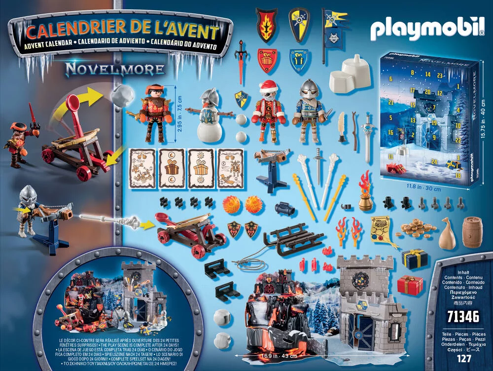 CALENDRIER DE L'AVENT - NOEL DES CHEVALIERS NOVELMORE -71346