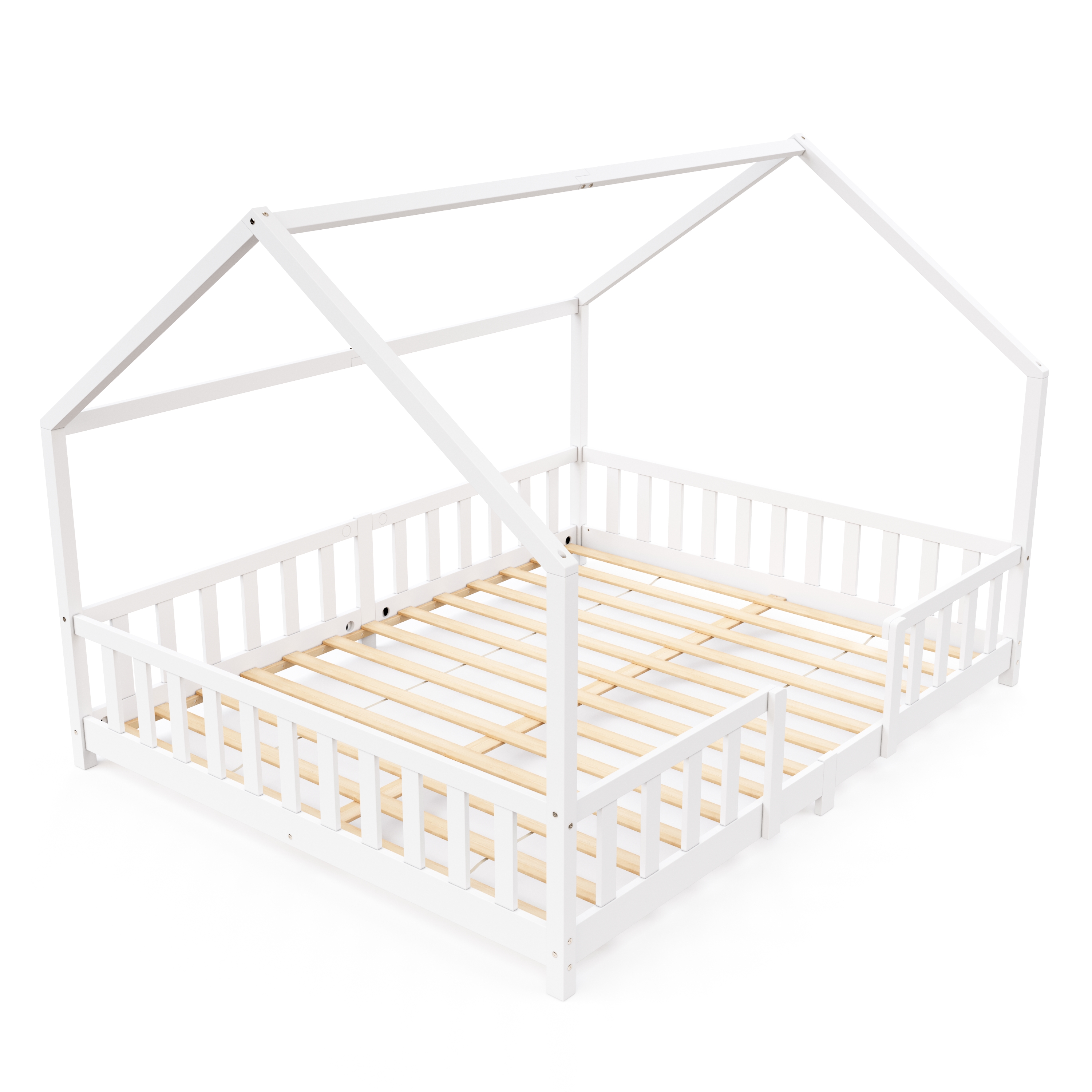 Kinderbett MAISON 160 x 200 cm weiss