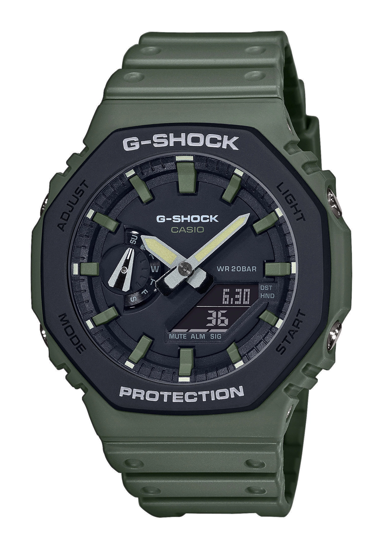 Casio G-Shock Classic Herrenuhr Grün GA-2110SU-3AER