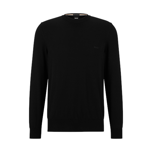 Boss Black Pacas Striktrøje, Sort, XL