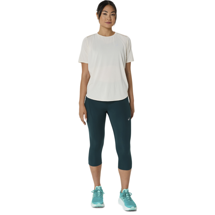 Asics Dame Lange tights Road High Waist Capri Grøn
