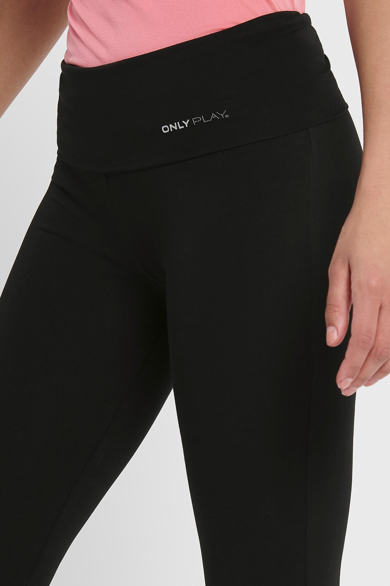 Calças legging capri elásticas