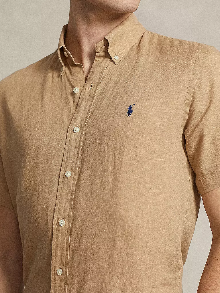 POLO RALPH LAUREN Hemd Costum Fit beige