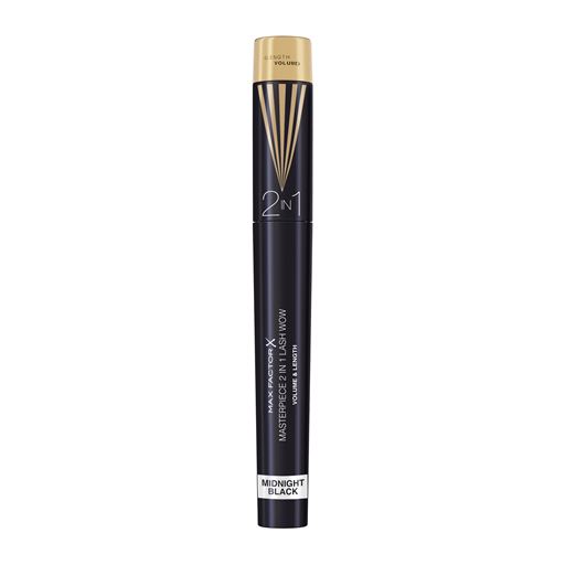 Max Factor Masterpiece 2-In-1 Lash Wow Mascara, Midnight Black