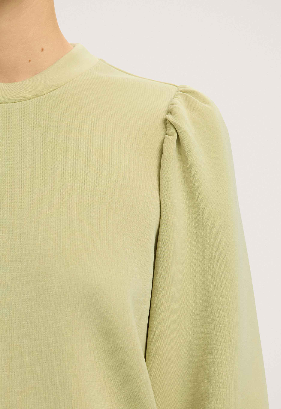 Selected Puff Sleeve Sweatshirt