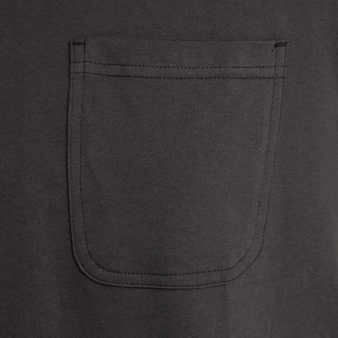 Jonas Nielsen Damen T-Shirt mit Brusttasche dunkelgrau