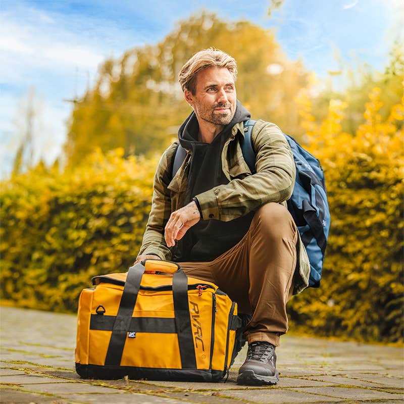 Packable Duffel Bag 40L  Golden Yellow